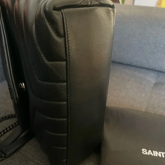 Yves Saint Laurent Black Ysl loulou black on noir small - Picture 5 of 10